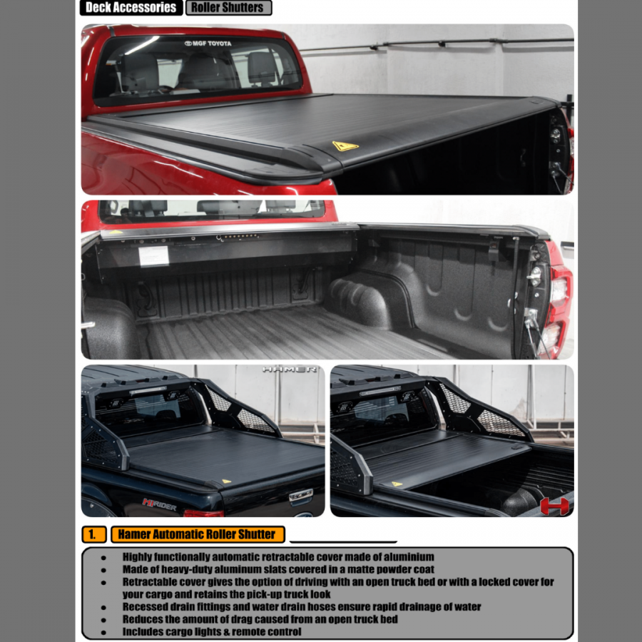 Hammer premium roll bar toyota hilux