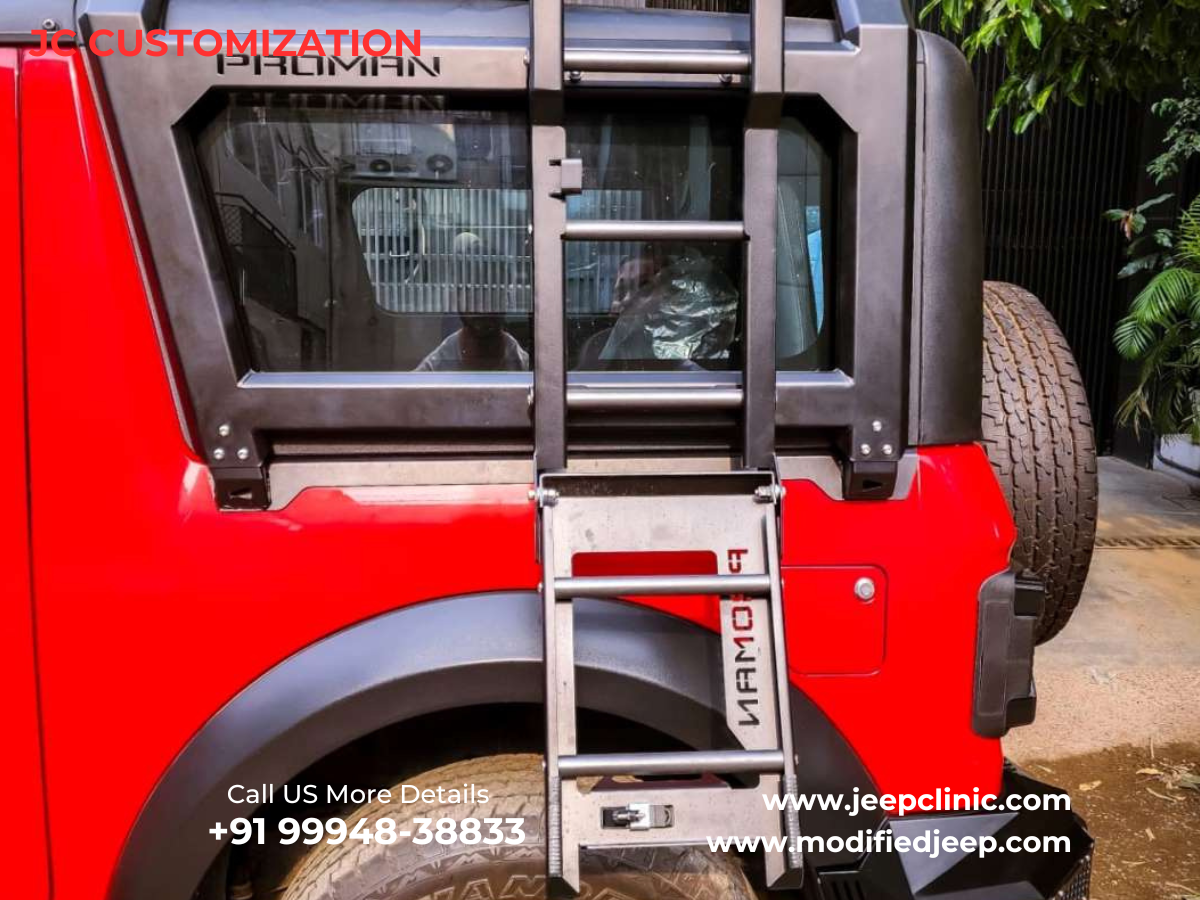 Thar Off-Road Bumper with LED Lights – JeepClinic 4x4 Accessories Coimbatore